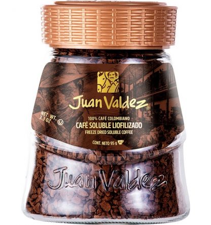 Cafea solubila liofilizata clasica 95g Juan Valdez